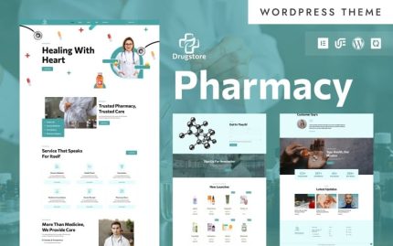 Eczane - Çevrimiçi Eczane ve Tıbbi Mağaza WooCommerce Elementor Teması