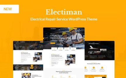 Electiman - Elektrik Onarım Hizmeti WordPress Teması