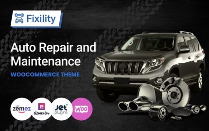 Fixility - Otomatik Ayarlama, WordPress Araç Bakım Hizmetleri Teması