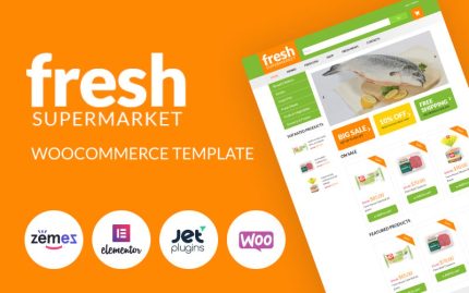 Fresh Fresh - Kolay satış için Süpermarket Woocommerce Teması WooCommerce Teması