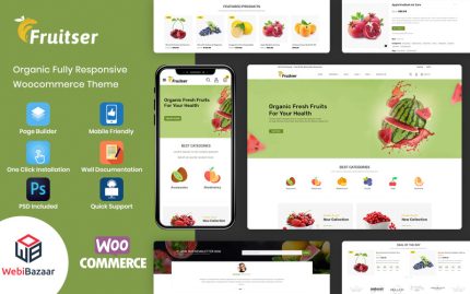 Fruitser - Bakkal WooCommerce Mağazası Teması
