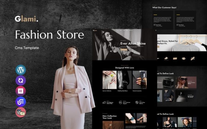 Glami – Moda Mağazası WordPress Teması