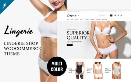 İç Çamaşırı ve Moda WooCommerce Mobil Uyumlu Tema