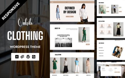 Kıyafetler - Moda ve Giyim Mağazası WooCommerce Elementor Teması