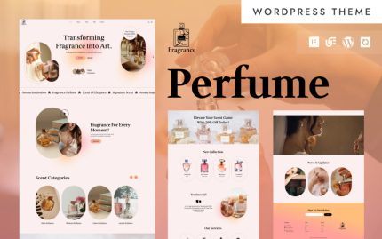 Koku - Parfüm Mağazası ve Kozmetik WooCommerce Elementor Teması