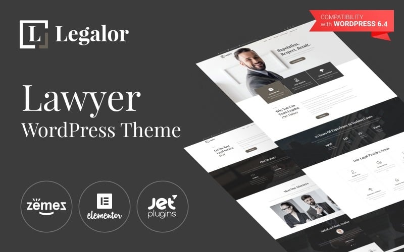 Legalor - Avukat WordPress Elementor Teması