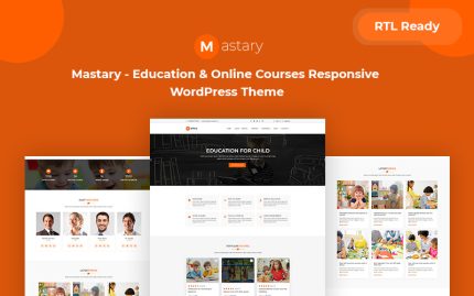 Mastary - Çevrimiçi Kurslar, ÖYS ve Eğitim Mobil Uyumlu WordPress Teması