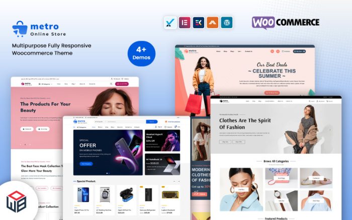 Metro - Elektronik MegaShop WooCommerce Teması