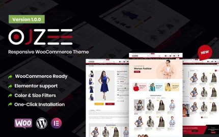 Ojzee - WooCommerce için Mobil Uyumlu e-Ticaret WordPress Teması