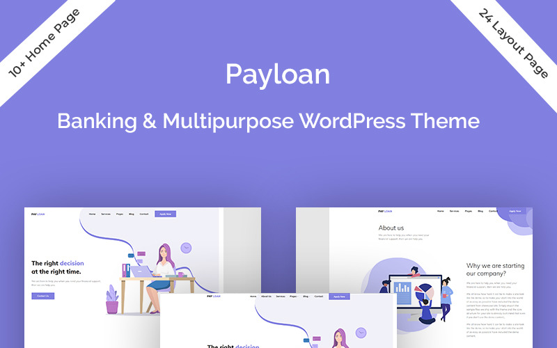 Payloan - Bankacılık, Finans ve Fintech WordPress Teması
