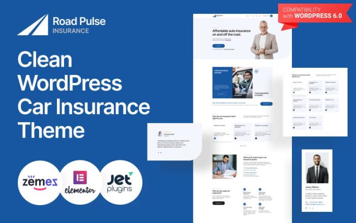 Road Pulse - Temiz Araba Sigortası WordPress Teması