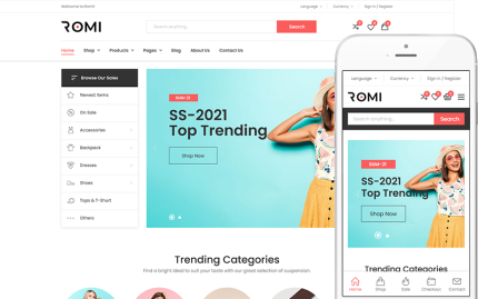 Romi - Moda Mağazaları WooCommerce WordPress Teması