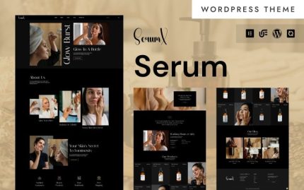 SerumX - Kozmetik Serum Mağazası ve Güzellik Ürünleri WooCommerce Elementor Teması
