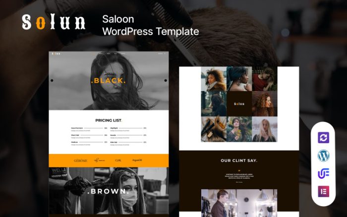 solun - Güzellik ve Kuaför WordPress Teması