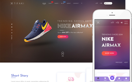 Tifaki - Modern Moda WooCommerce Elementor Teması WooCommerce Teması