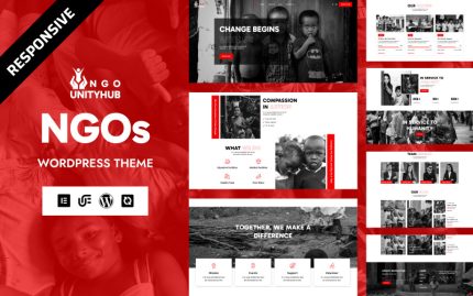 UnityHub - STK ve Bağış Toplama WordPress Elementor Teması