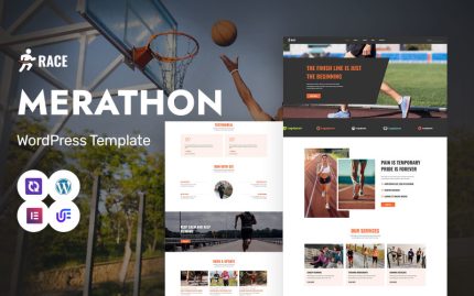 Yarış - Maraton Etkinlikleri ve Koşu Kulüpleri WordPress Elementor Teması